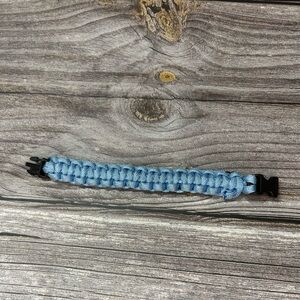 Unisex Women/Teen Blue Paracord Bracelet